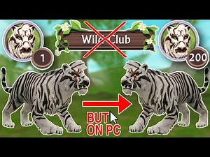 WildCraft: Level 1 To 200 TIGER | But It's On PC | Without WildClub Challenge