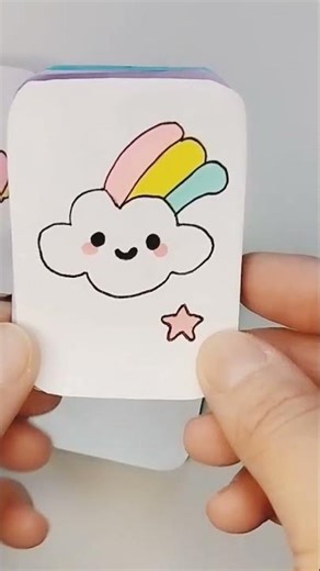 DIY paper craft- Craft ideas - carnet miniature