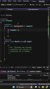 56 - Write a recursive function that calculates the factorial of a number in C#.