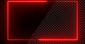 Red Neon Frame Loop