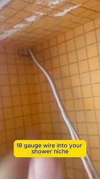 No Cutting Needed! The Easiest Shower Niche LED Lighting Solution!