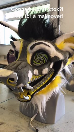 Beauty of the Bass Fursuit Makeover: Ears, Eyes & Teeth Fix