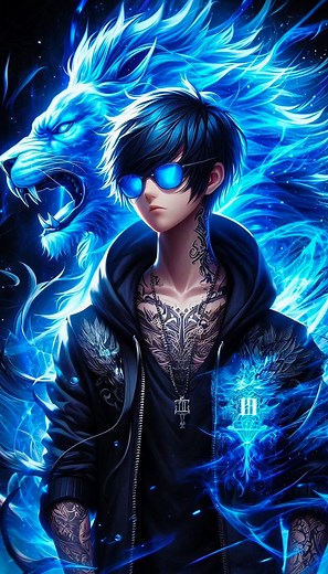 1.9M views · 60K reactions | Boy With Tiger Beat Editing  #neon #king #tiger #aiart #AI #edit | Violent Roar FF | Facebook