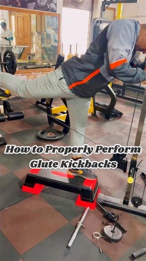 How to PROPERLY Perform Glute KICKBACKS 🍑! | #gymtips #glutesworkout #workout #fitness #exercise
