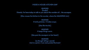 Comparing the text of a play to a performance