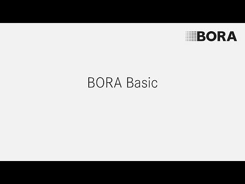 BORA Basic operation: adjust cooktop