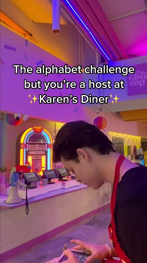 Experiencing the Alphabet Challenge at Karen's Diner