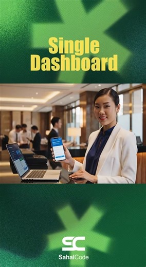 "Is your hotel running you... Instead of you running your hotel? It’s time to stop the chaos." "Introducing the all-in-one Hotel Management System. Built for speed, security, and total simplicity." "Now, you can handle room availability, instant reservations, seamless check-ins, and secure payments—all from a single dashboard." "Whether you manage a small boutique or a large chain, our system automates the work so you can focus on your guests." "Boost your revenue and manage with confidence. Rea