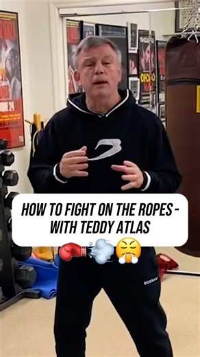 How to Fight on The Ropes. Teddy Atlas Boxing Tutorial 🥊💨