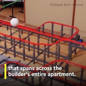216K views · 1.1K reactions | Indoor roller coaster anyone?  Thanks to Akiyuki Kawaguchi for the amazing build and video! | LEGO | Facebook