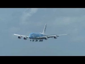 ANA A380 強烈な横風にもまれながら成田初着陸!! ANA A380 Delivery Flight Landing!