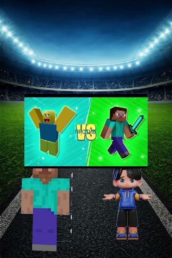 Roblox vs Minecraft⚽ #shorts # shortsvideo