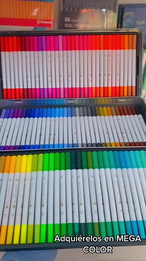 Colorful Plumones Set - Mega Color