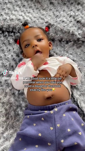 Kanyima’s Adorable Outie Belly Button Moment