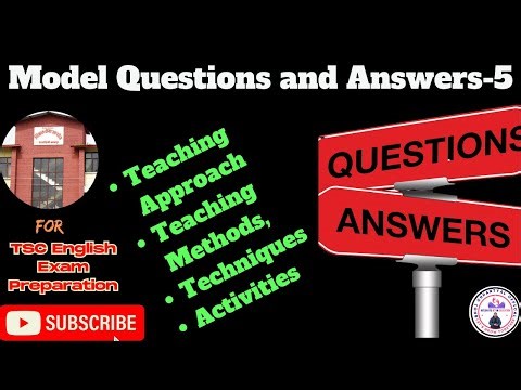 TSC English Model Questions and Answers Part 5 || TSC English Exam Preparation