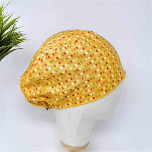 Euro Scrub Cap for Women. Minimal Pattern European Satin Lined Option Surgical Hat by Paradise Caps. - Etsy