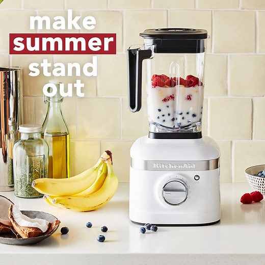 12 reactions · 6 comments | Make your fruit smoothies and icy drinks stand out this summer with a KitchenAid® K400 Blender. Experience the power of the K400 for yourself under our 90-Day Money-Back Guarantee*. *Receipt required. Learn more ➜ spr.ly/K400Blender #KitchenAidCanada | KitchenAid Canada | Facebook