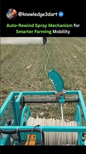 Auto-Rewind Spray Mechanism for Smarter Farming Mobility