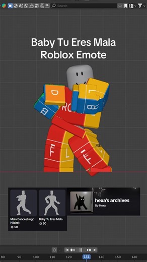 Baby Tu Eres Mala en Roblox: Emote Animado