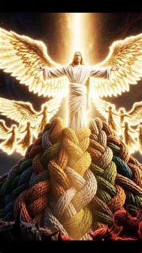 Thread-World Miracle: Jesus Unravels the Darkness ✝️🧵✨