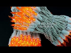 Autumn Vibes! 🍁 200 Orange LED Christmas Lights for Festive Outdoor Decor