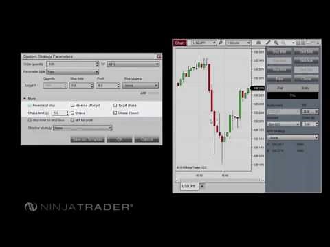 NinjaTrader 8 - ATM Additional Options and Strategy Selection Modes