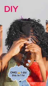 OMG 😱 I did this in 1 hr #hairgoals #Jasmine #jasmineroyal #fashion #fyp #hairtutorial #naturalhair #hairstyle #crochet #diyhair #reels #braids | Jasmine Royal