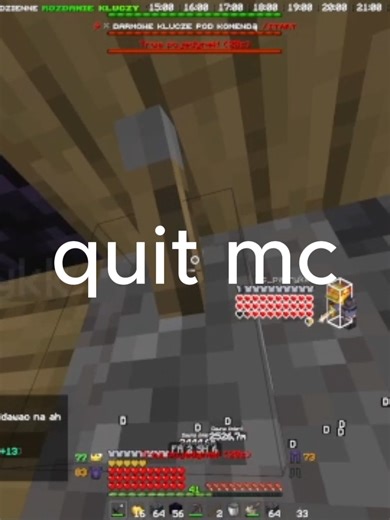 quit minecraft #quit