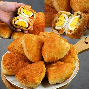 31K views · 301 reactions | Surprise Egg Samosa Recipe | Crispy & Delicious Egg Snacks | Perfect Samosa Recipe #eggsamosa #snacksrecipe #teatimesnacks #crispysnacks #homemadesamosas | N'Oven Foods | Facebook