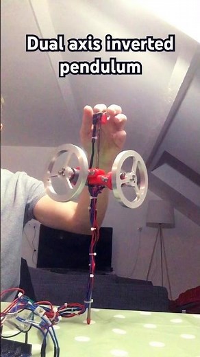 Dual axis inverted pendulum with Arduino