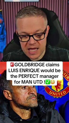 🚨MARK GOLDBRIDGE reacts to LUIS ENRIQUE going to MAN UNITED as he is looking to leave PSG in the summer and explains why he would pick him over CARRICK !😳✅ #fyp #markgoldbridge #manchesterunited #manutd #luisenrique