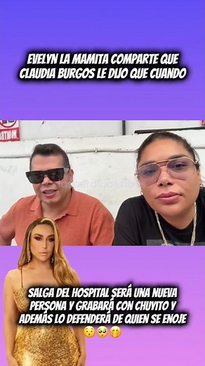 Claudia Burgos told Evelyn that she will be a NEW person when she leaves the hospital 🥹