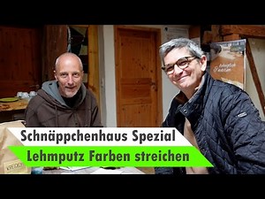 Lehmputz Farbe streichen | Bauen mit Lehm 🏡 Sanierung Bauernhaus