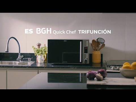 Microondas BGH Quick Chef Trifunción