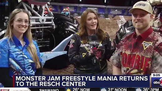 Local Monster Jam drivers are brother and sister, in competition