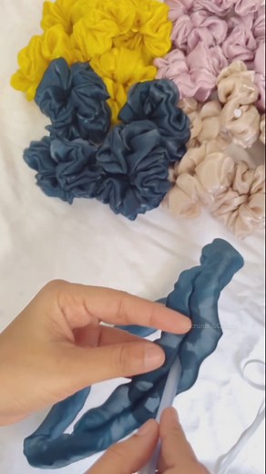 9.2K views · 1.7K reactions | DIY Tulip Scrunchies  | Easy & Aesthetic Hair Accessory Making Tutorial #TulipScrunchies #DIYScrunchies #HandmadeScrunchies #AestheticHairAccessories #ScrunchieMaking #CraftWithMe #SatinScrunchies #TulipInspired #HairAccessories #CreativeDIY #ScrunchAndCreate | Scrunch & Create | Facebook