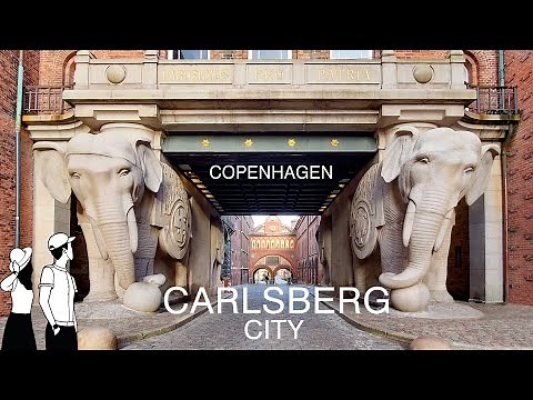 4K Copenhagen 🇩🇰 : Carlsberg City - From Old Brewery To Sustainable District