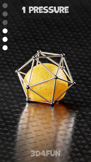 🎈 Balloon Expansion vs Steel Cage! ⛓️ Can It Escape? Satisfying Sim #Shorts