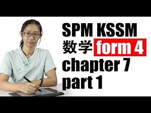 SPM KSSM 数学Maths form 4 【 Graphs of Motion 】 chapter 7 part 1 中文解释