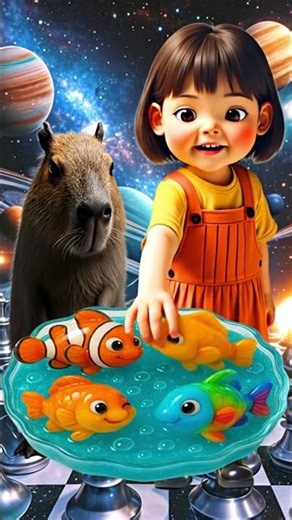 Little Fish Jelly Candy Bite! 🐟🍬 | Lolli TV Shorts for Kids #cutekids