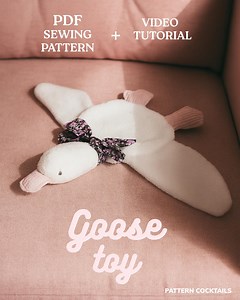 Goose Plush Sewing Pattern, DIY Stuffed Animal (PDF Pattern) - Etsy