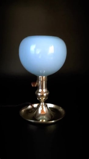 Art Deco Table Lamp 1920s–1930s French Vintage Blue Opaline Chandelier - Etsy UK