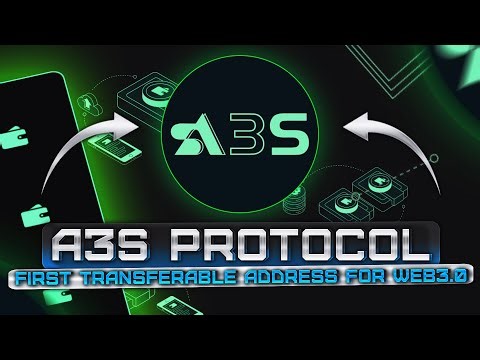 A3S Protocol - First Transferable Address for Web 3.0