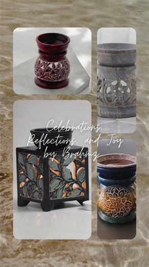 Marble Soapstone Aroma Diffuser | Natural Essential Oil Burner | Handcrafted by Brahmz