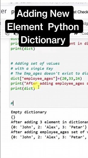 Python Dictionary Made Easy | Add New Items Fast #python #ai