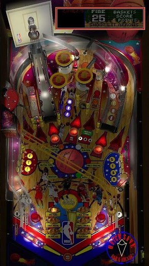 NBA FIRE! #pinball #nbajam #vpin #sports #stern #stream #live #gameplay #shortsvideo