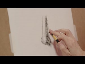 Artist demonstration: how to draw a nose