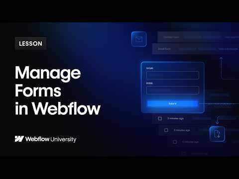 How to manage Webflow form submissions – Webflow tutorial