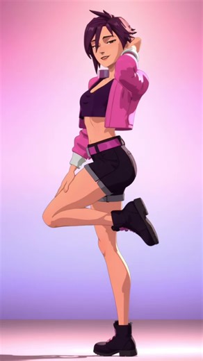 Invisigal 💜 everyone's favorite from Dispatch 😏 #invisigal #dispatch #fanart #animation #dance