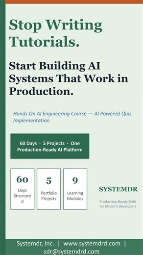 Stop Building CRUD Apps — Build an AI-Powered Quiz Platform with Microservices #aiengineering